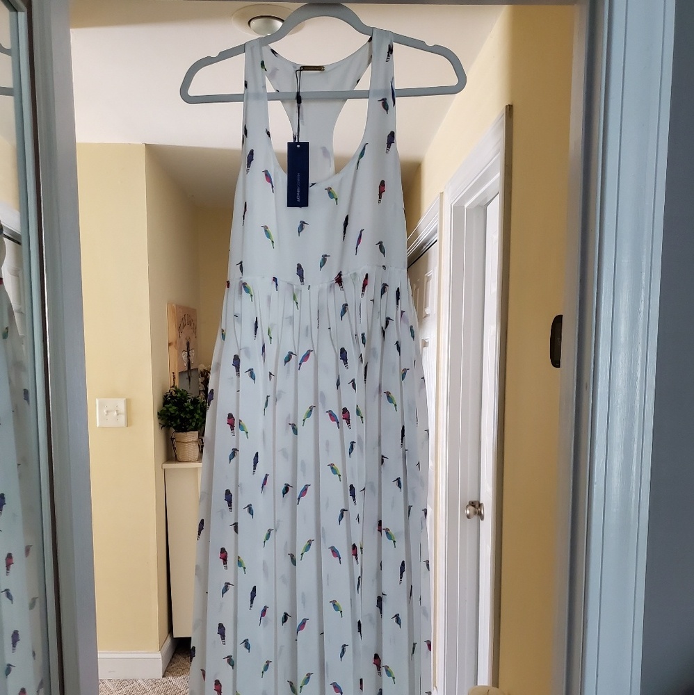 Rebecca Minkoff Bird Print Maxi Dress (4)